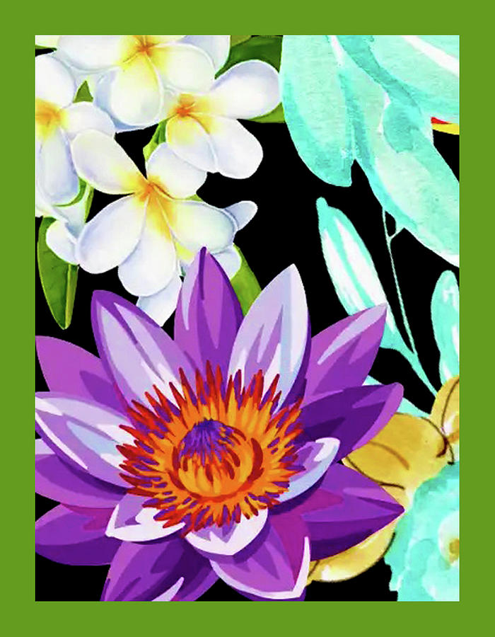 Lotus And Other Beauties Digital Art by Fine Art by Alexandra