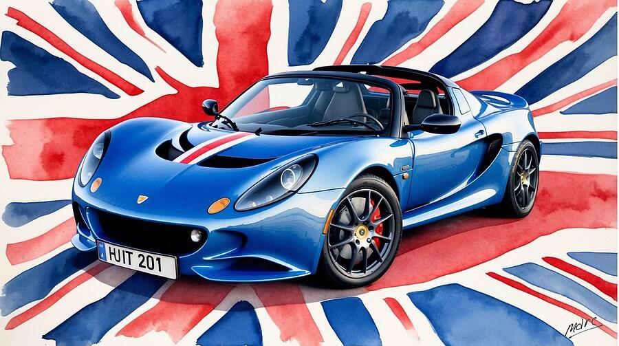 Lotus Elise Digital Art by Marc Etherington Lotus Elise Digital Art by Marc Etherington