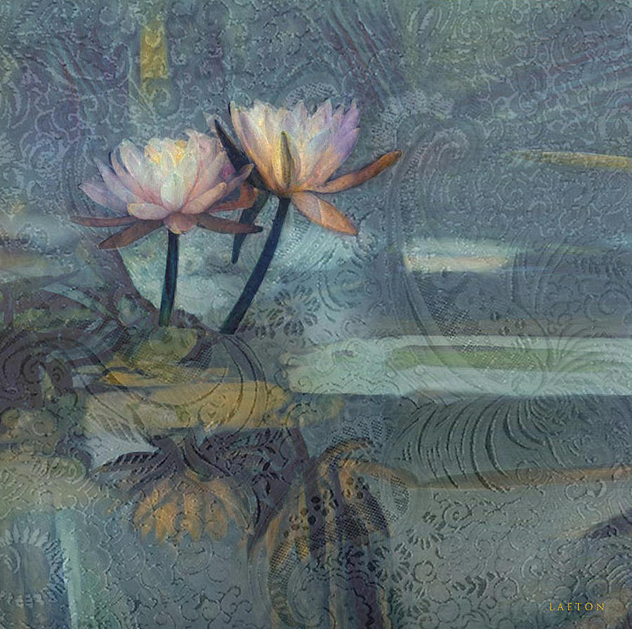 Lotus Flower Dream Mask Digital Art by Richard Laeton