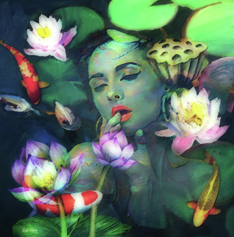 LOTUS POND by G Berry LOTUS POND by G Berry