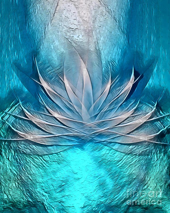 Lotus Spirit  Digital Art by Rachel Hannah