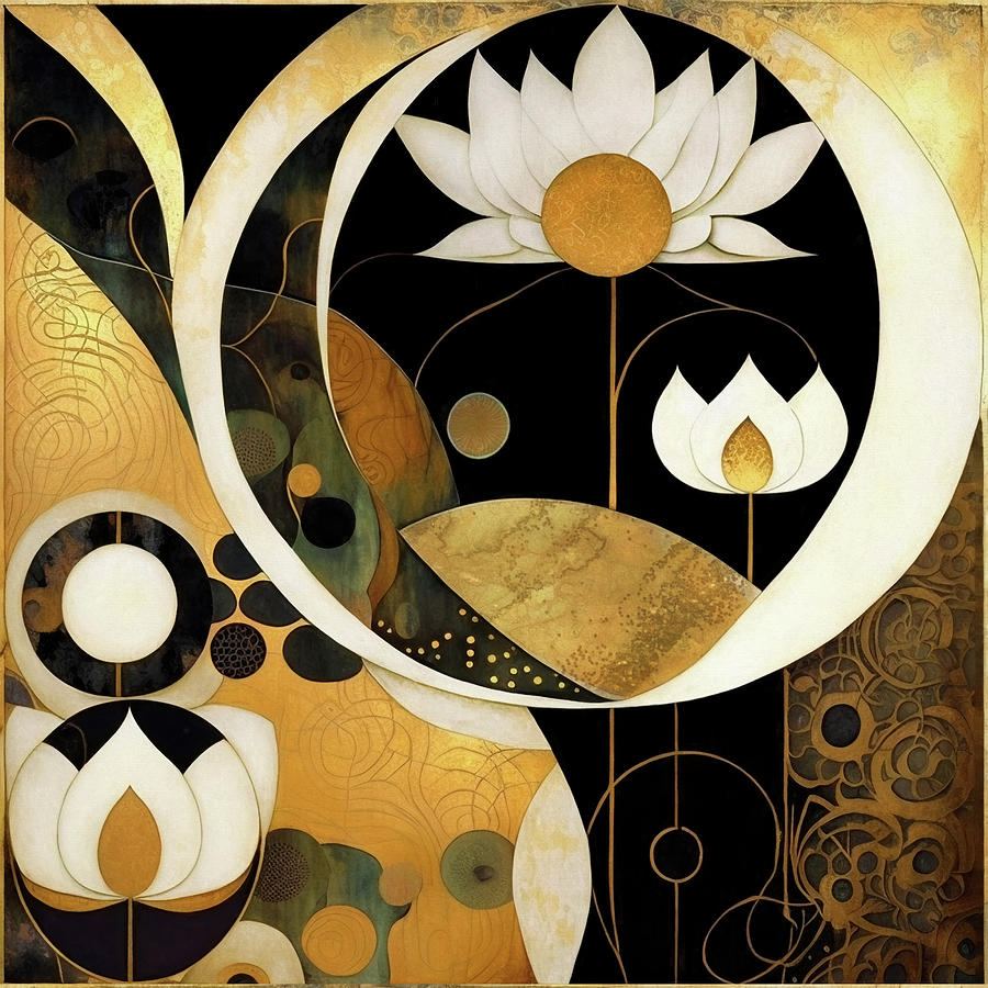 Lotus Zen - Balance in All Things Digital Art by Peggy Collins
