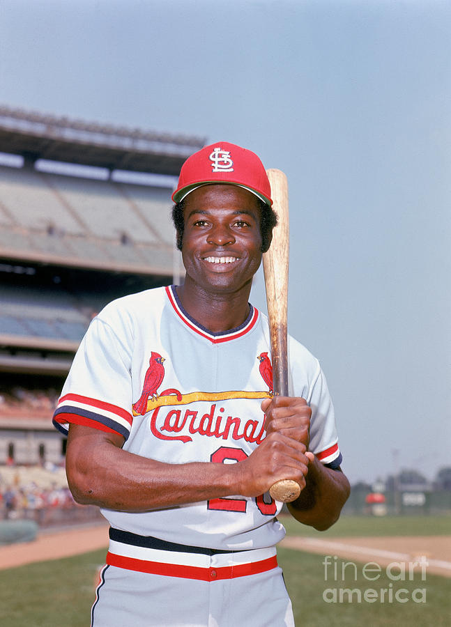 Lou Brock Photograph by Lou Requena