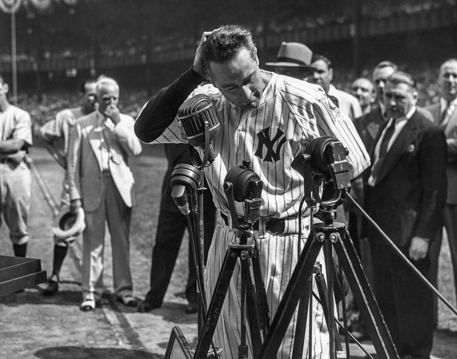 Lou Gehrig Photograph by The Stanley Weston Archive Lou Gehrig Photograph by The Stanley Weston Archive