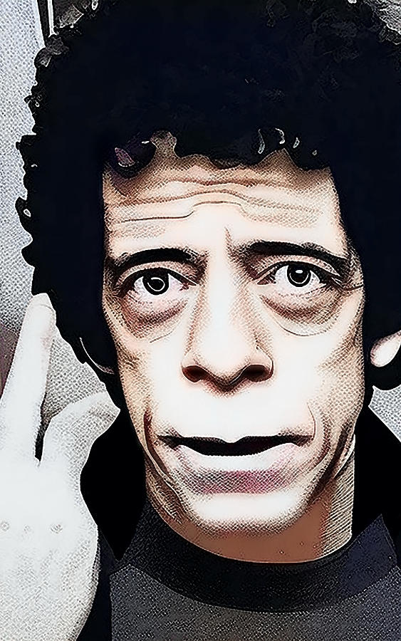 Lou Reed Singer Digital Art by Edgar Dorice - Pixels