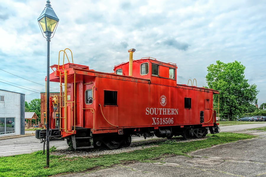 Loudon Caboose Photograph by Sharon Popek