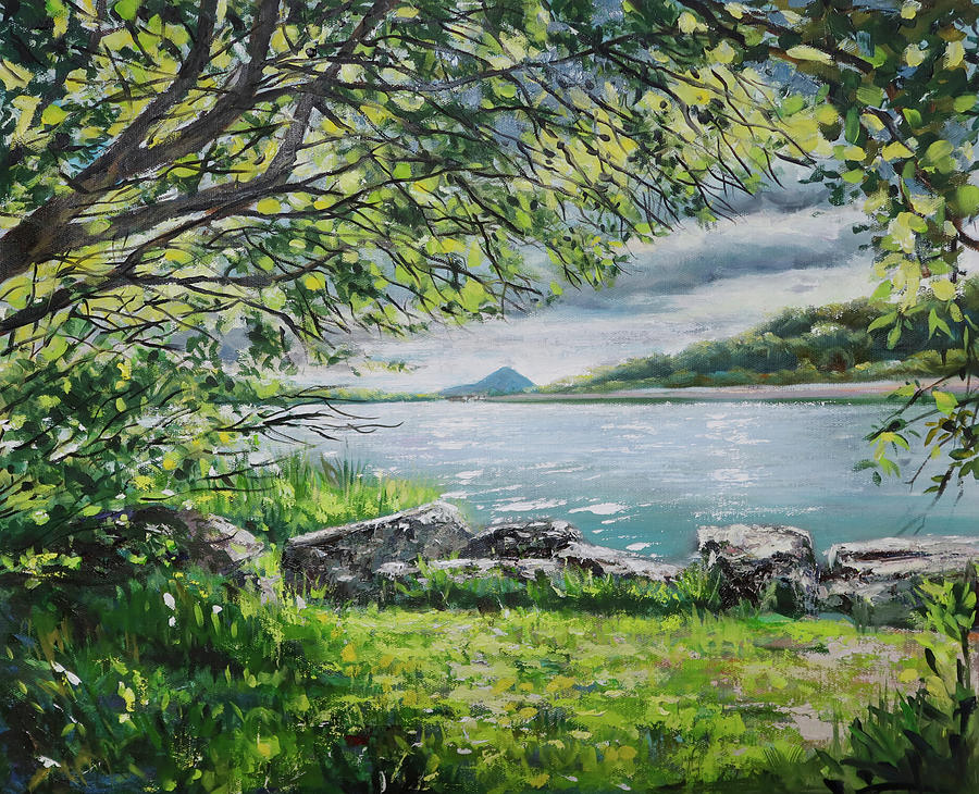 Lough Lannagh Shore Painting