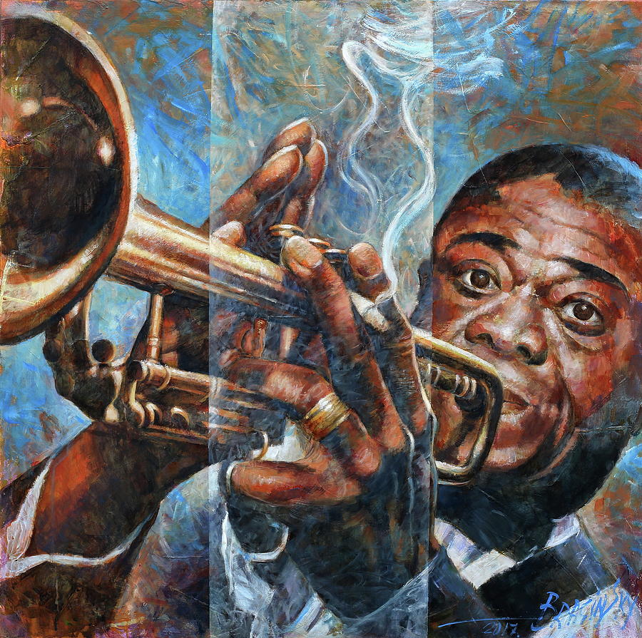 Louis Armstrong Painting by Arthur Braginsky Fine Art America