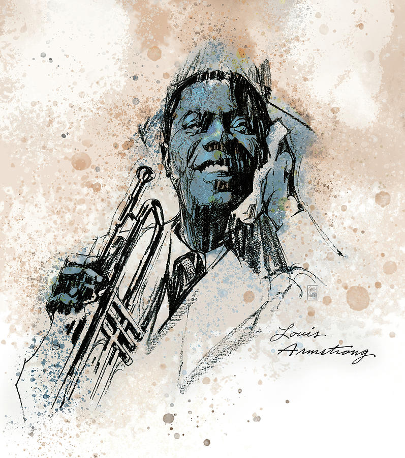 Louis Armstrong Drawing