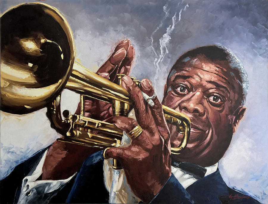 Louis Armstrong Painting By Jose Quintero - Fine Art America