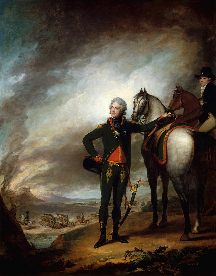 Louis-Marie - Vicomte de Noailles - Gilbert Stuart 1798 Painting by War Is Hell Store