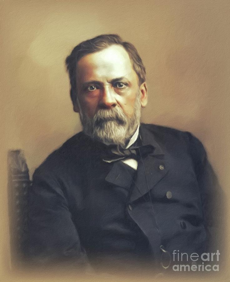 Louis Pasteur, Scientist Painting By Esoterica Art Agency - Fine Art 