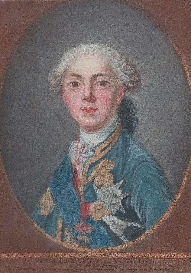 Louis Stanislas Xavier de France Comte de Provence Painting by Louis ...