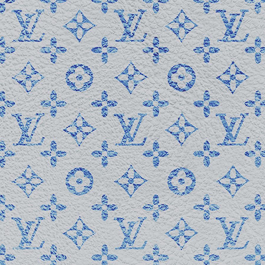 Louis Vuitton Grey Texture Mixed Media by Aurore Feest - Pixels