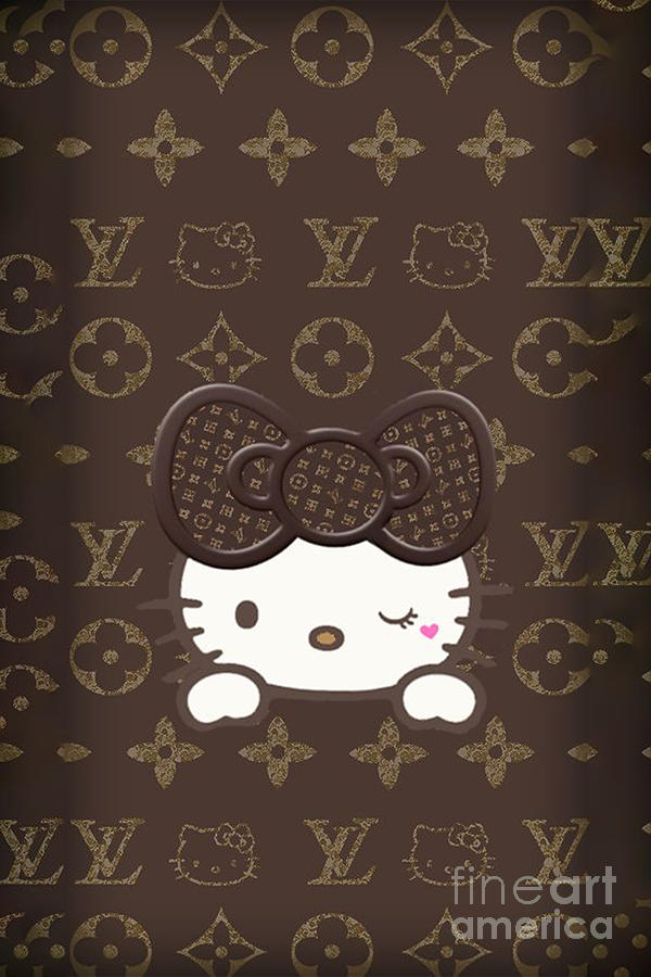 Hello Kitty LV Pattern Face Mask – Kitty Collection