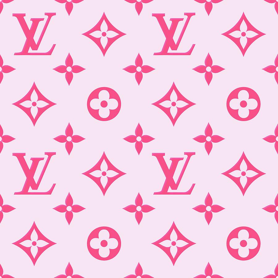 Louis Vuitton Hot Pink Digital Art by Belle Witting - Pixels