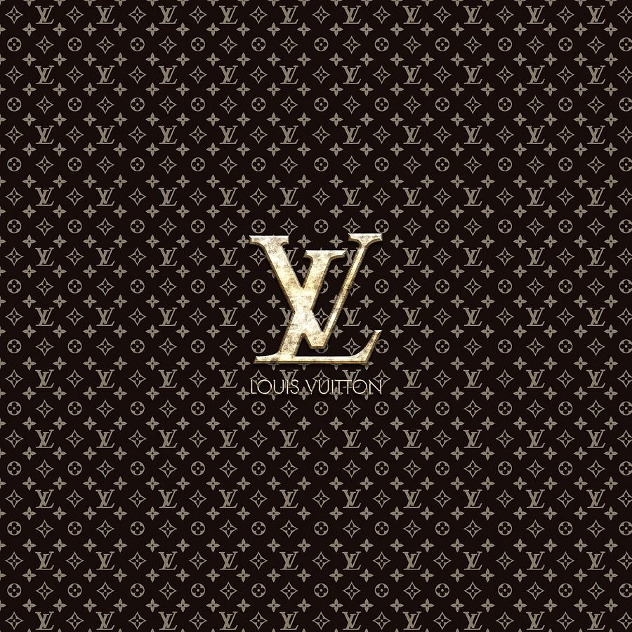 Louis Vuitton. Logo Digital Art by Oscar Salkin