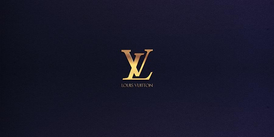 Louis Vuitton. Logo Digital Art by Piero Edlin