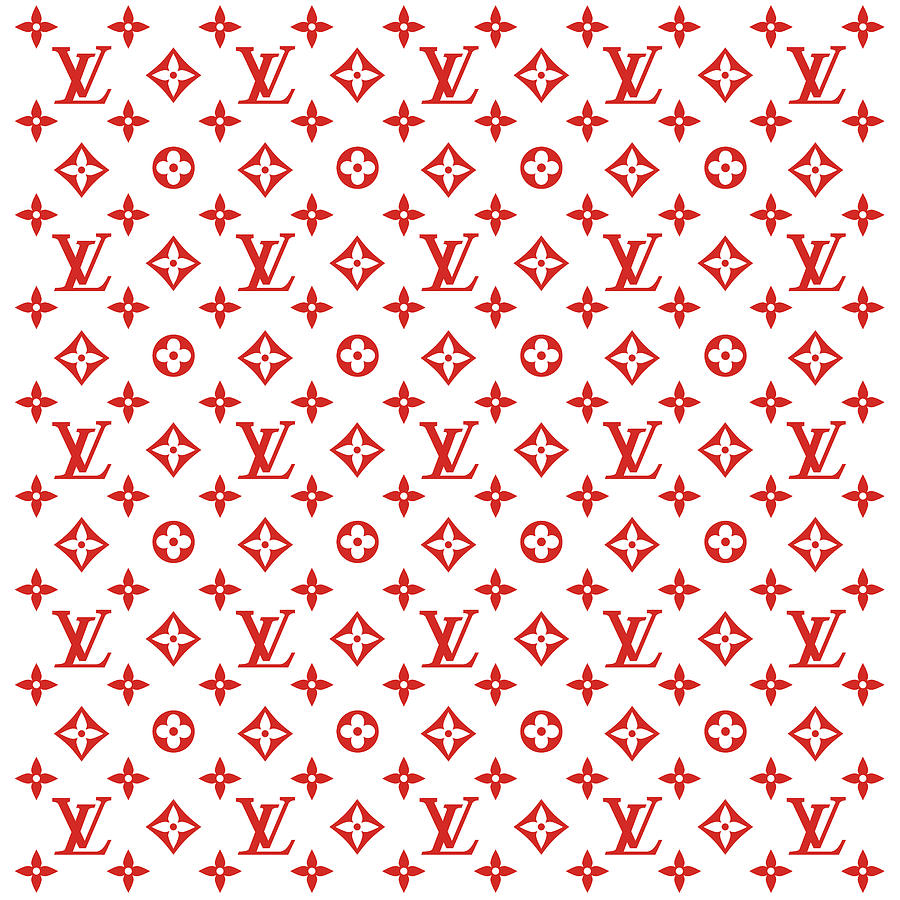 Louis Vuitton Supreme Pattern Vector