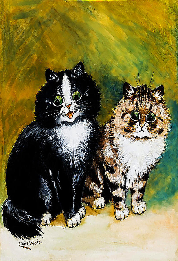 Louis Wain Painting by Ahmed Karimi - Fine Art America