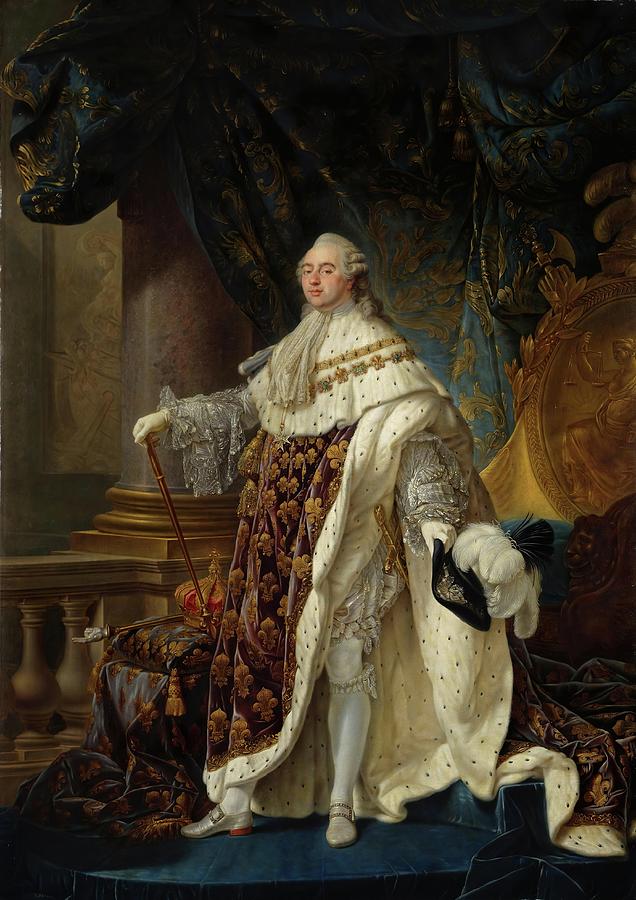 Louis XVI of France, 1778-1779, French School, Oil on canvas. Painting by Antoine Francois Callet -1741-1823- Louis XVI of France, 1778-1779, French School, Oil on canvas. Painting by Antoine Francois Callet -1741-1823-