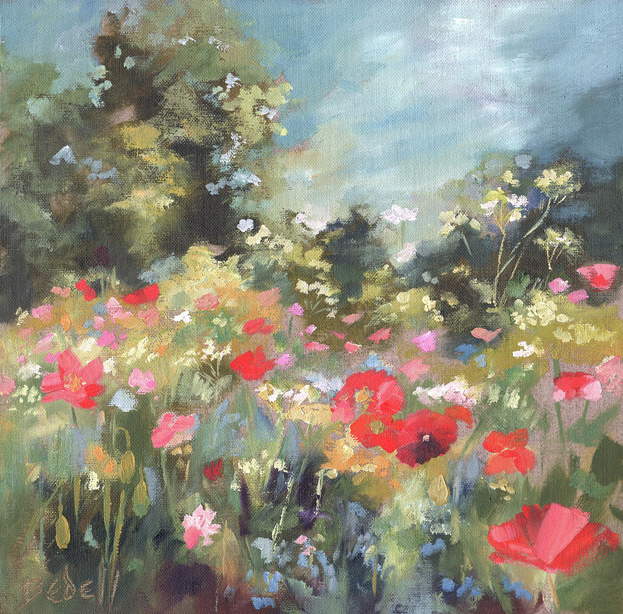 Louises Meadow, Marlay Park Painting by Kate Bedell