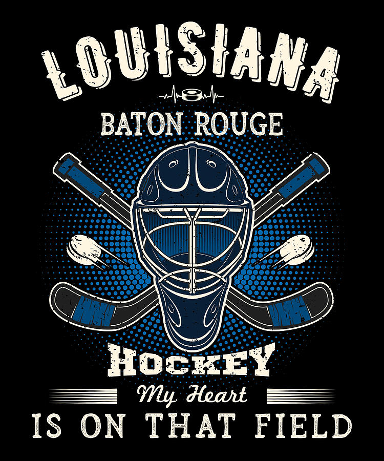 Louisiana Baton Rouge Ice Hockey Digital Art by Active Artist Fine