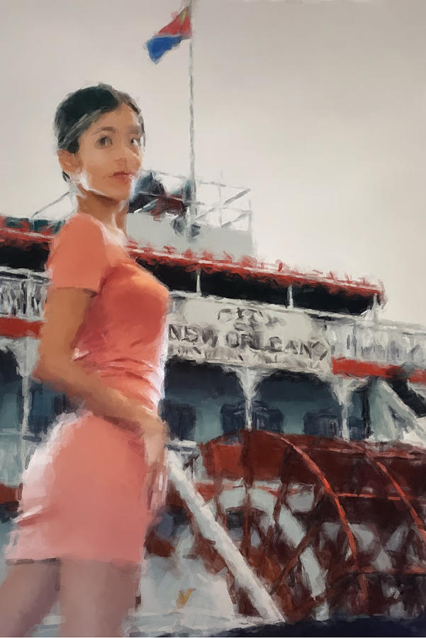 Louisiana Riverboat Painting by Gary Arnold