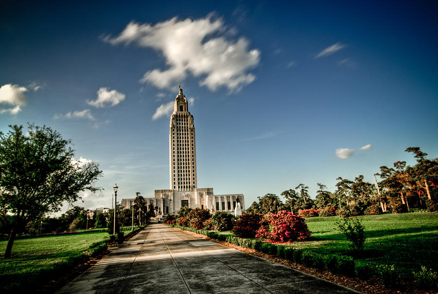 Louisiana State Capital Photograph by By Bruce Bordelon