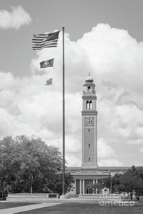 Louisiana State University Memorial Tower Photograph by University Icons