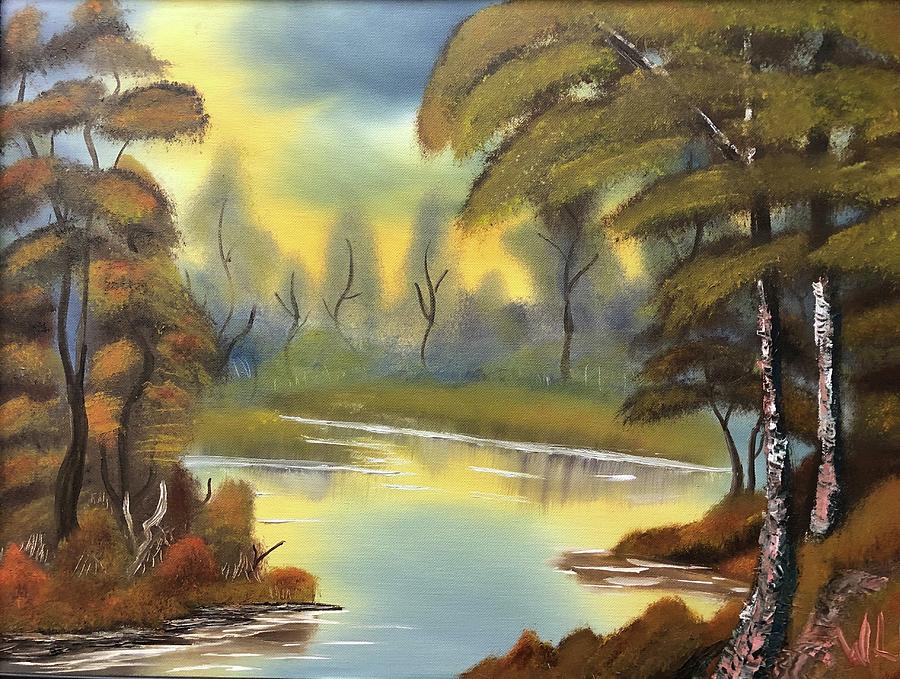 Louisiana Swamp Painting by Wendy Menard