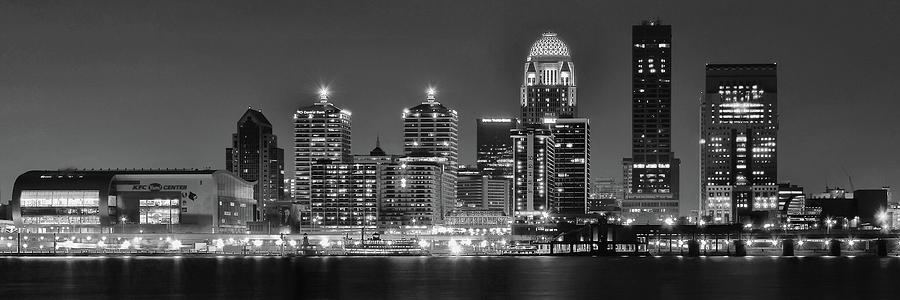 Louisville Grayscale Wide Angle Photograph by Frozen in Time Fine Art Photography