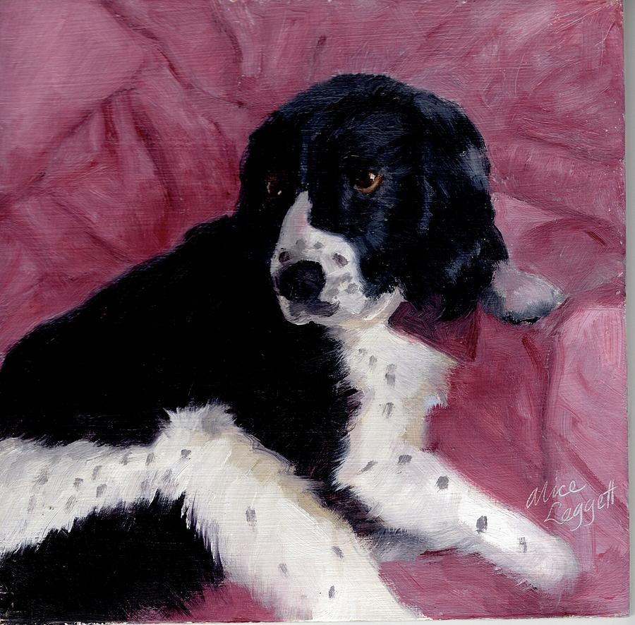 Lounging Around Painting by Alice Leggett