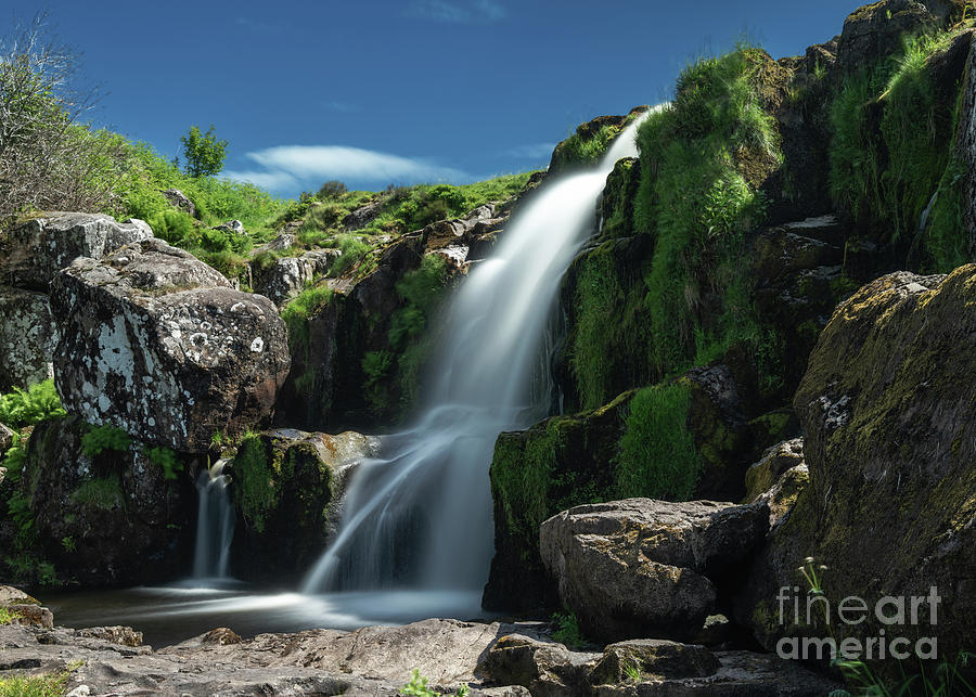 Nature Photograph - Loup of Fintry Upper Falls by Nando Lardi