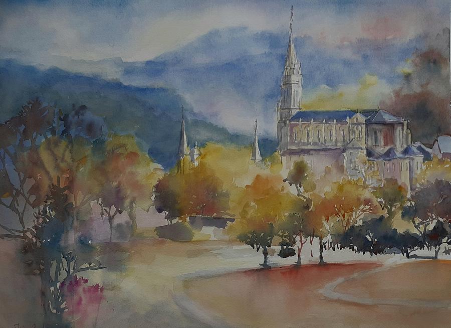 Lourdes 65 Painting by Kim PARDON