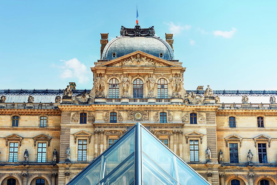 Architecture Photograph - Louvre Architecture by Manjik Pictures