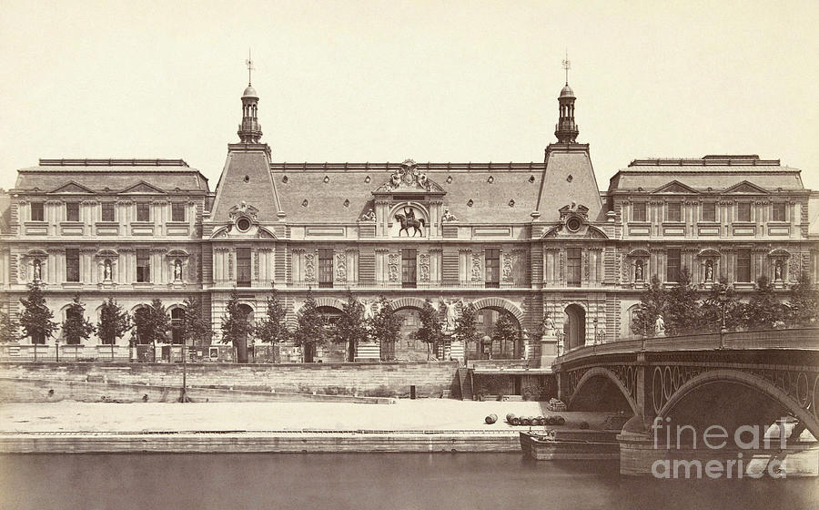 LOUVRE, c1870 Photograph by A Mansuy