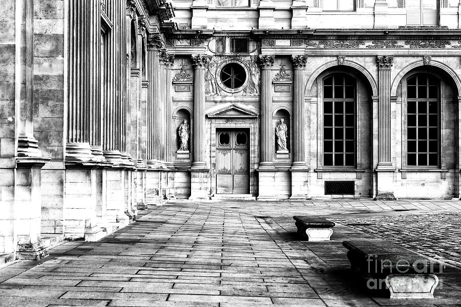 Louvre Courtyard in Paris France Photograph by John Rizzuto