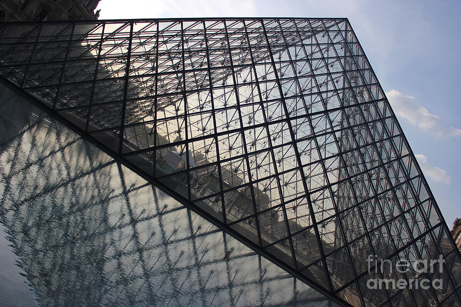 Louvre Glass Pyramid Photograph by Wilko van de Kamp Fine Photo Art