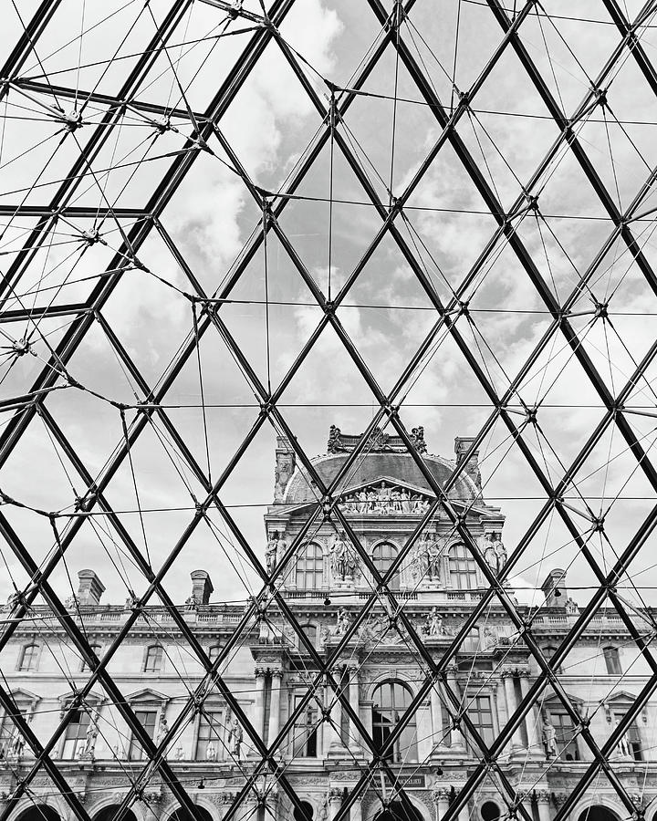 Louvre in Black and White Photograph by Melanie Alexandra Price