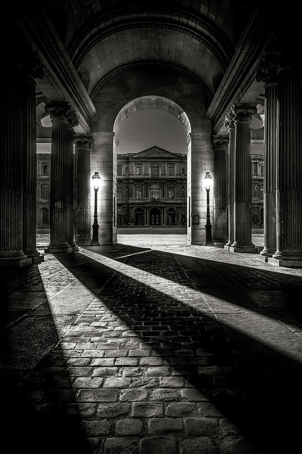 Louvre Palace Passage Photograph by Dee Potter