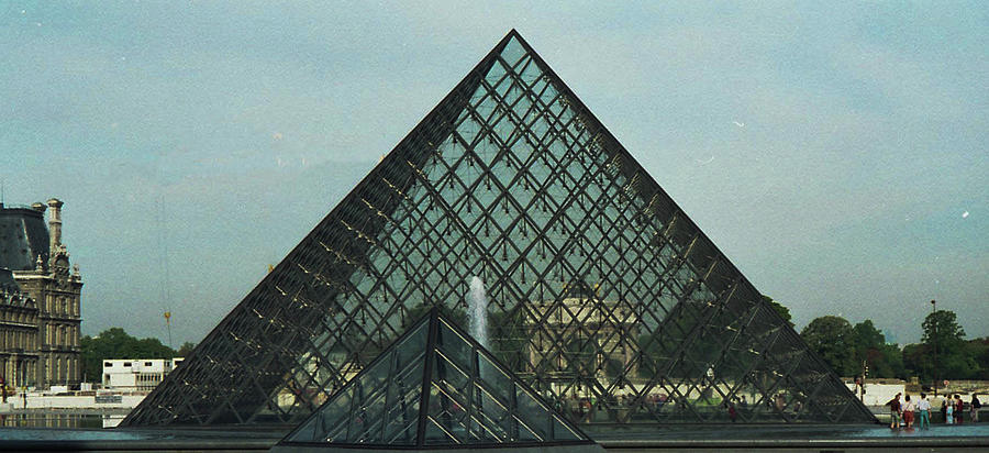 Louvre Pyramid Photograph by Lorraine Palumbo