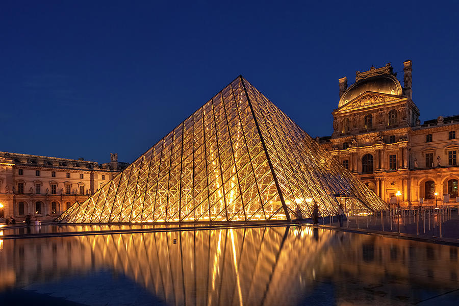 Louvre Reflections Photograph