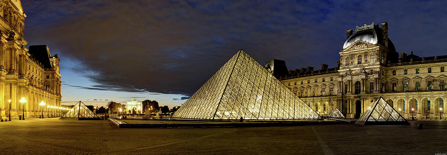 Louvre Sunset Paris 02 Photograph by Weston Westmoreland