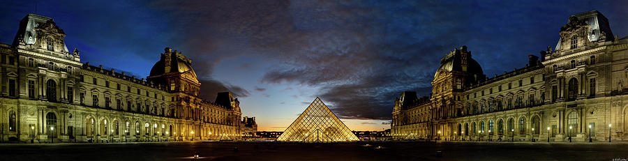 Louvre Sunset Paris Photograph by Weston Westmoreland