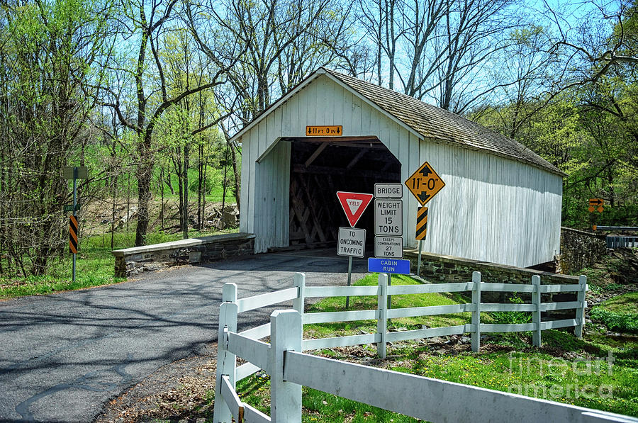 Loux Covered Bridge in Spring by Debra Fedchin Loux Covered Bridge in Spring by Debra Fedchin