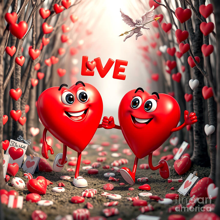Love #5 Digital Art by Steve Mitchell Love #5 Digital Art by Steve Mitchell