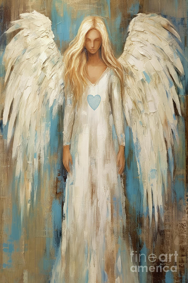 Love Angel Painting by Tina LeCour
