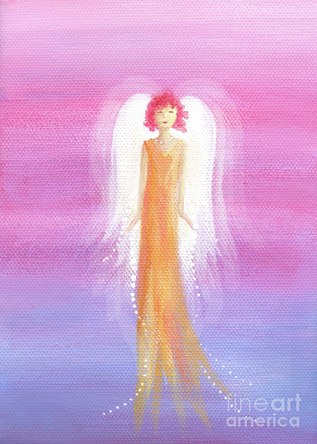Love - Angels Rising - Feng Shui Painting by Julia Underwood