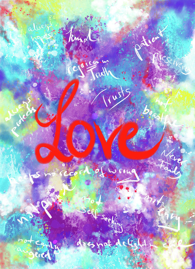 Love Digital Art - Love by Art by Gabriele